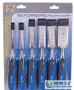 神发工具六件套塑柄木工凿66017 五金冲压件的精良之作